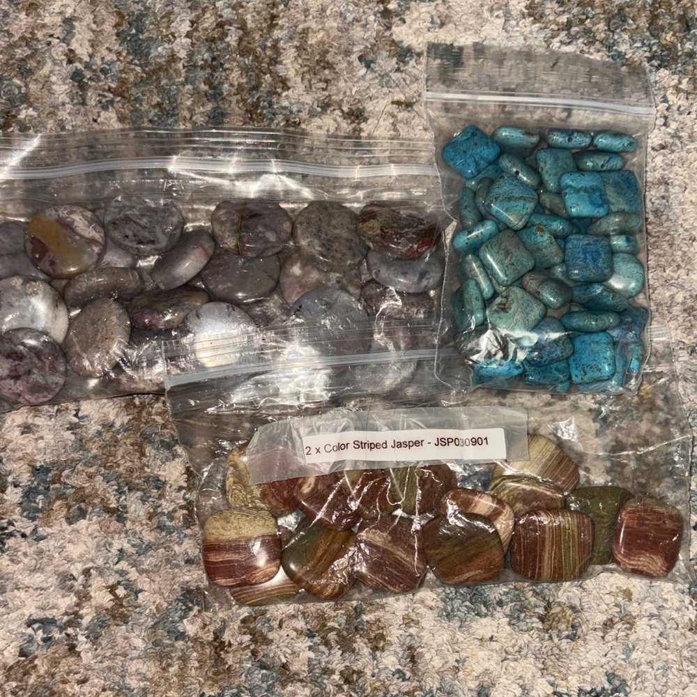 Assorted Polished GemStone Beads